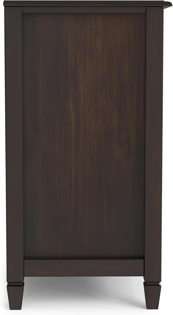 SIMPLIHOME Connaught SOLID WOOD 60 inch Wide Traditional Wide Storage Cabinet - Image 14