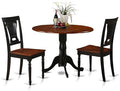 East West Furniture DLPL3-BCH-W 3 Piece Modern Dining Table Set Contains a by EastWestFurniture