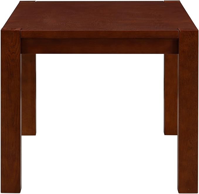 NTC Block 55 Inch Modern Farmhouse Dining Table, Rectangular Dinner Table - Image 4