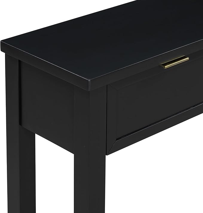 Ball & Cast 60“ Contemporary 4 Drawers Console Table, Long Narrow Entryway-Table - Image 8