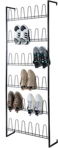 MyGift 70 Inch Black Metal Shoe Organizer by MyGiftHome