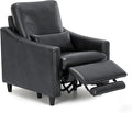 COLAMY Pushback Electric Recliner Chair, Premium Leather Upholstery by COLAMYINC