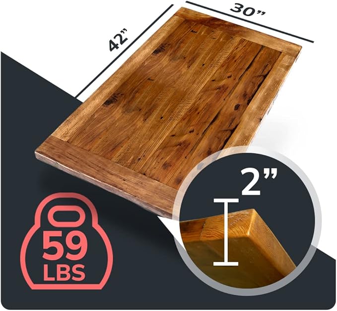 Reclaimed Wood Table Top - Image 2