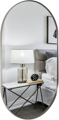 ANDY STAR Rustproof Chrome Oval Mirror by ANDYSTAR
