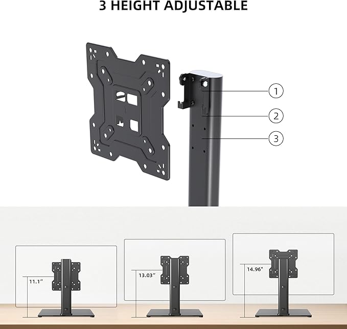 Universal TV Stand Base, Table Top TV Stand - Image 4