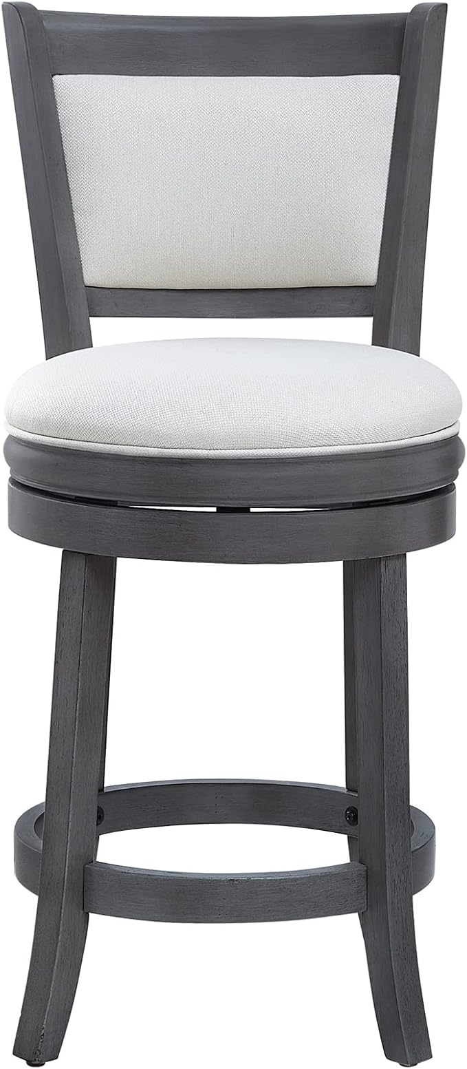 Ball & Cast Upholstered Swivel Counter Stools Kitchen Bar Stools 24" Seat - Image 4