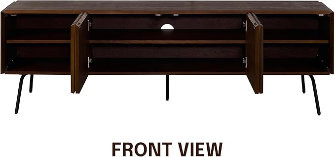NTC Veil TV Stand with 4 Doors for TVs up to 75’’, Media Console with Vertical - Image 4