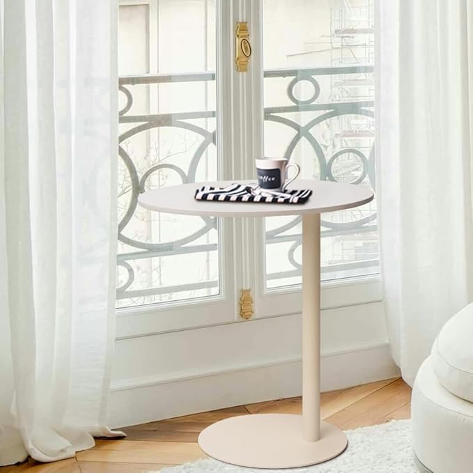 Marble Top Sofa Side Table | Robust Iron Base - Image 4