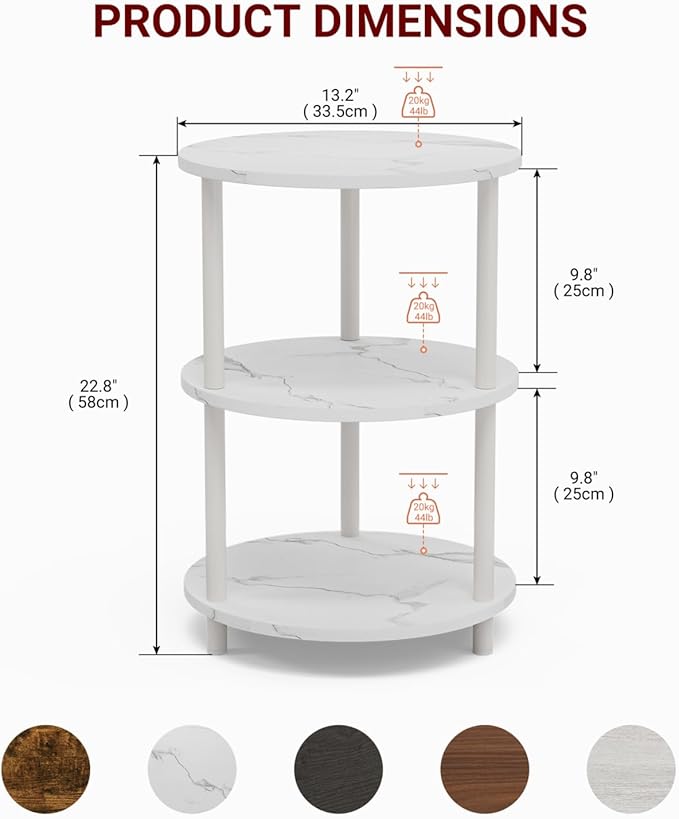 Small Round End Table - Image 2