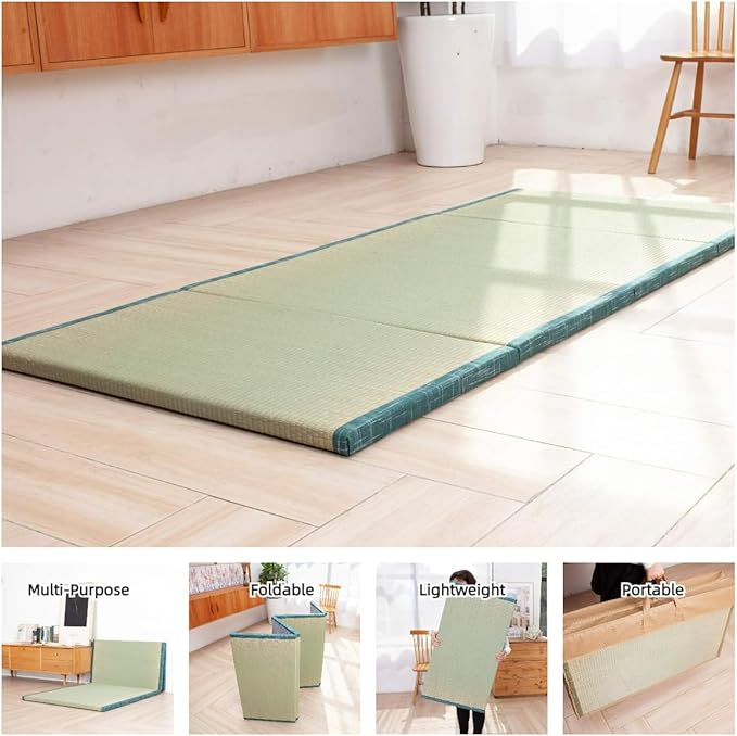 MustMat Tatami Futon Mattress Foldable Tatami Mat Twin Japanese Floor Mattress - Image 6