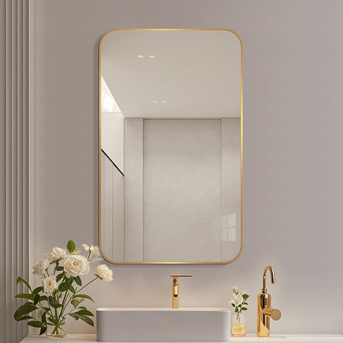 Large Modern Bathroom Mirror - Image 2