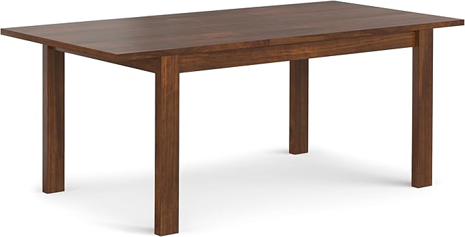 SIMPLIHOME Wilson Extendable Dining Table, Solid Wood Walnut Veneer, 60-76 x 36 - Image 6