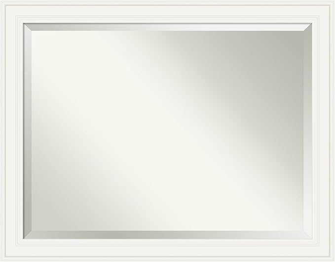 Amanti Art White Bathroom Mirror by AmantiArt