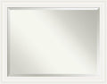 Amanti Art White Bathroom Mirror by AmantiArt