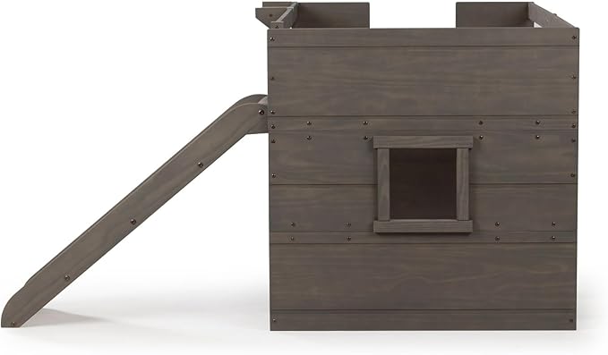 Max & Lily Loft Bed Twin Size, Solid Wood Low Loft Bed - Image 6