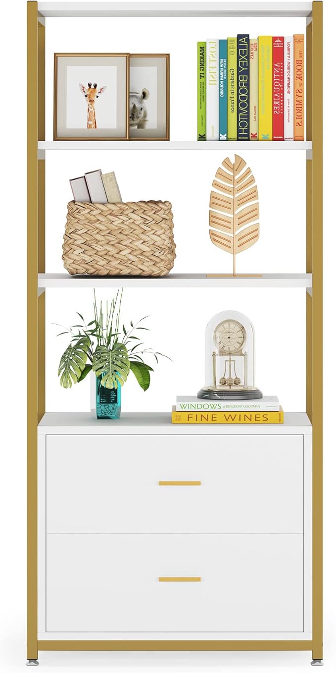 Tribesigns Bookcase, 4-Tier Bookshelf - Image 7