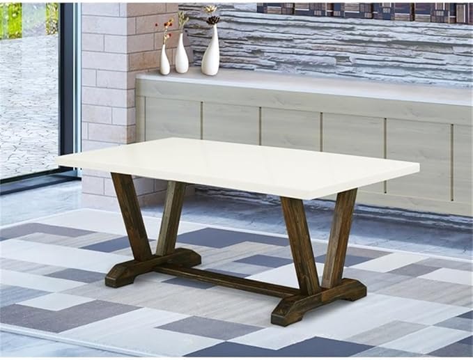 East West Furniture VT727 V-Style Kitchen Table - Image 2