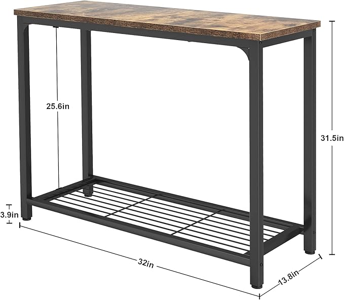 Ecoprsio Small Console Table Sofa Table - Image 3