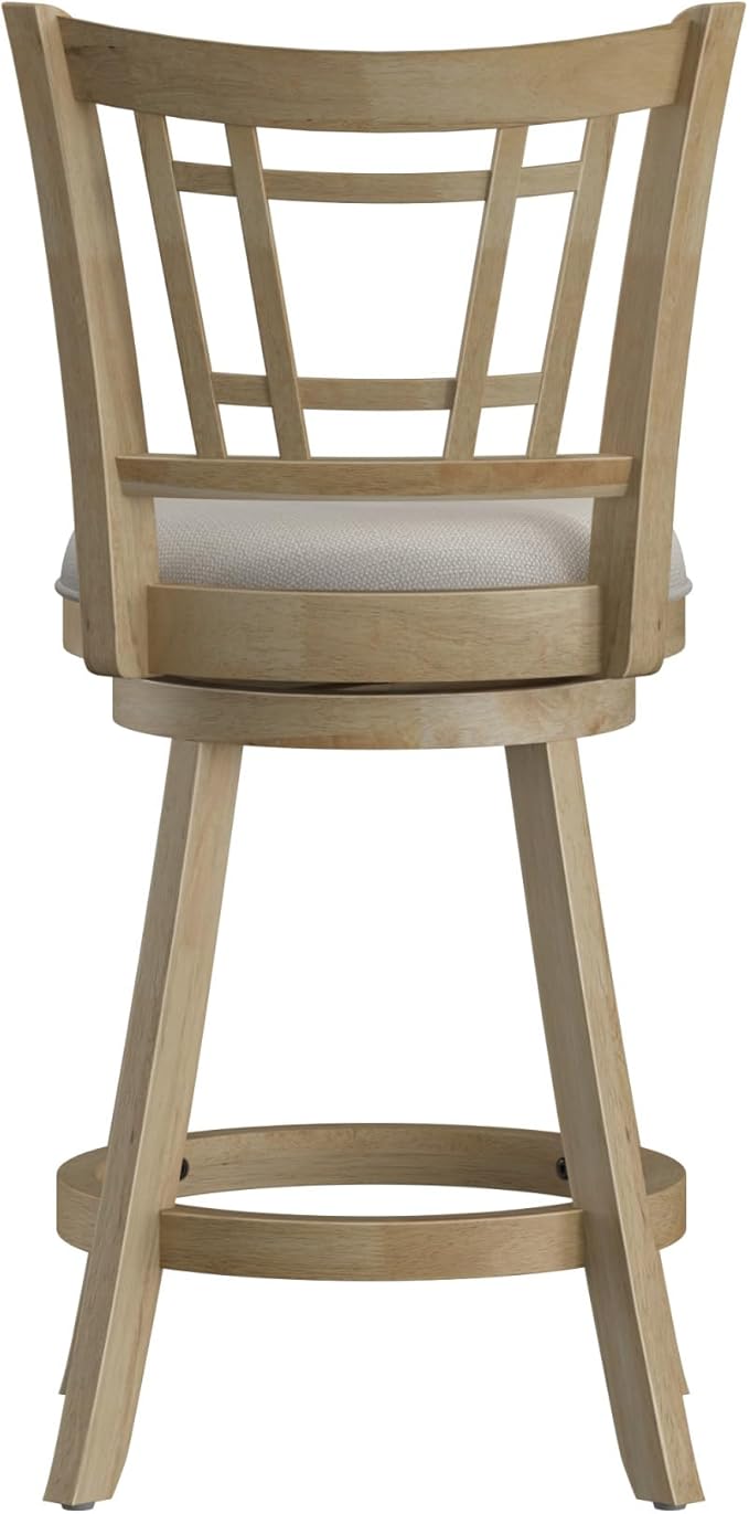 Hillsdale Fairfox 24.5" Wood Swivel Counter Height Stool - Image 13