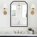 20X30 Inch Black Metal Framed Bathroom Mirror by FerytangeHome