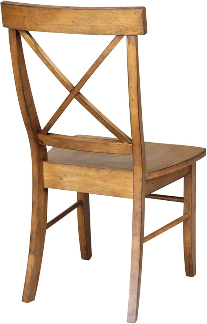 International Concepts Set of Two X-Back Dining Chair - Image 11