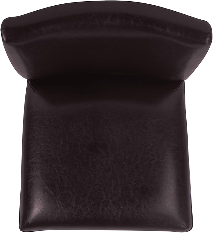 Homepop Home Decor | Classic Counter Height Bar Stools | Faux Leather 24 Inch - Image 9