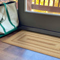 Homespice Cookie Dough Brown Jute Rug 20x30 by Homespice