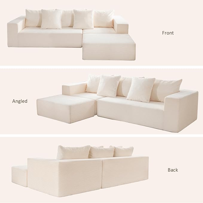 INGEROOM 108" Cloud Sectional Couch - Image 8