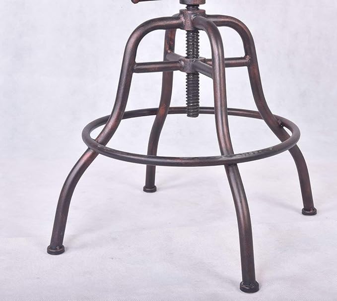 Diwhy Industrial Design Metal Adjustable Height Backrest Chair Vintage Tractor - Image 8