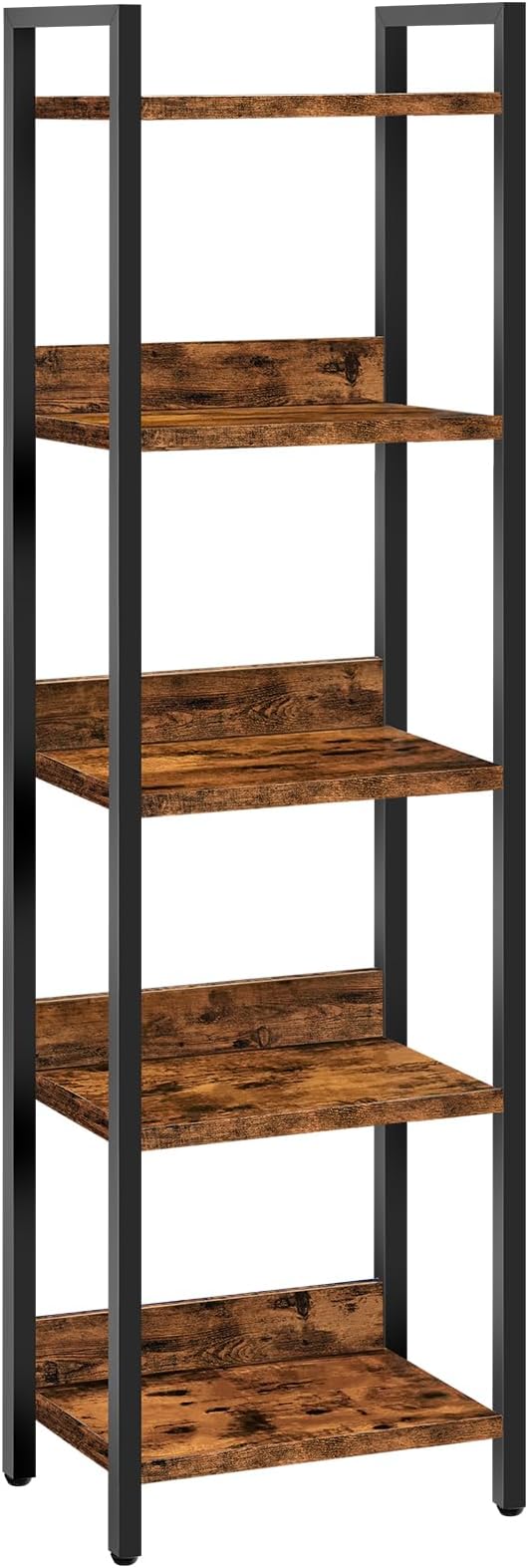Bookshelf, 5-Tier Bookcase, Standing Book Shelf by MAHANCRIS