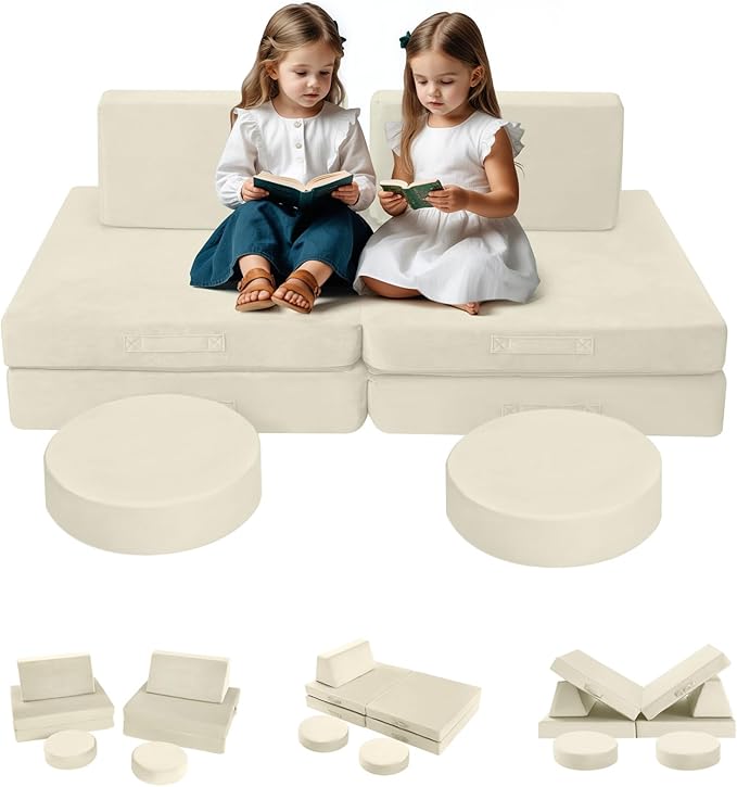 MeMoreCool Modular Kids Play Couch by MeMoreCool