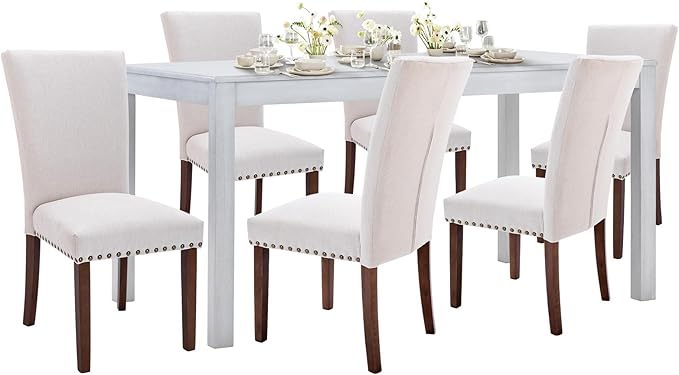 COLAMY 7-Piece Dining Table Set by COLAMYINC