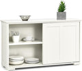 Costzon Sideboard Buffet Cabinet, Wooden Kitchen Storage Cabinet by Costzon