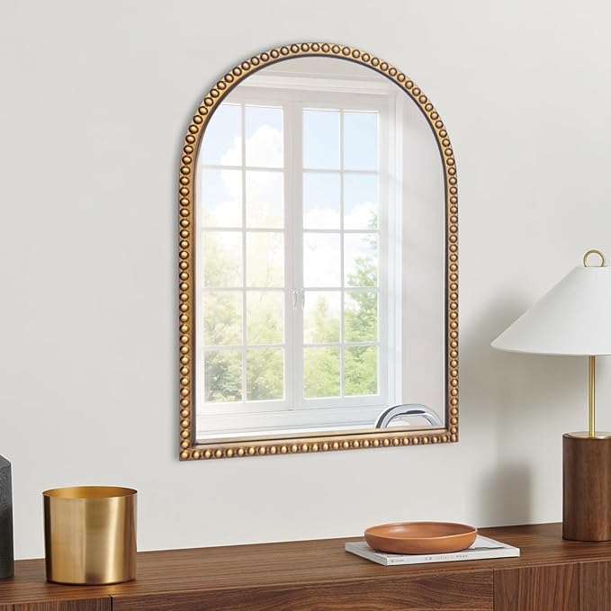 Traditional Arch Mirror for Bathroom, Decorative Accent Vertical Vanity - Image 8