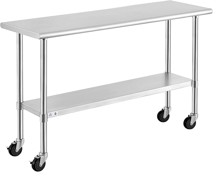 ROCKPOINT Stainless Steel Table by ROCKPOINT