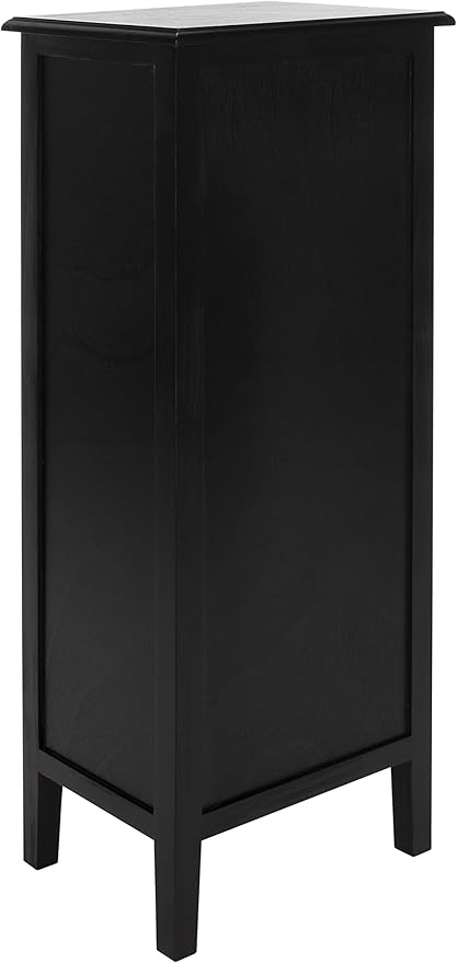 SAFAVIEH American Homes Collection Michaela Distressed Black Side Table - Image 5