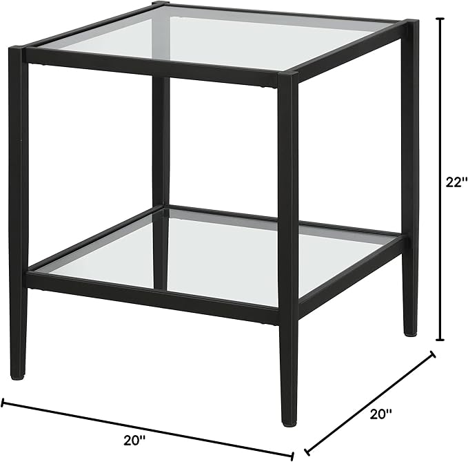 Henn&Hart 20" Wide Square Side Table - Image 3