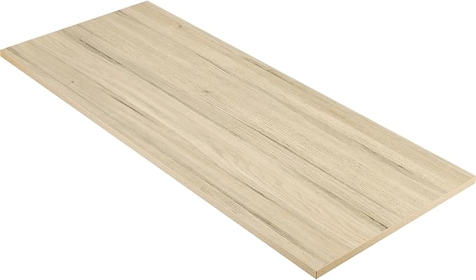 Kaboon Universal Tabletop 40"x18", Solid One-Piece Melamine Table Top, Double by Kaboon