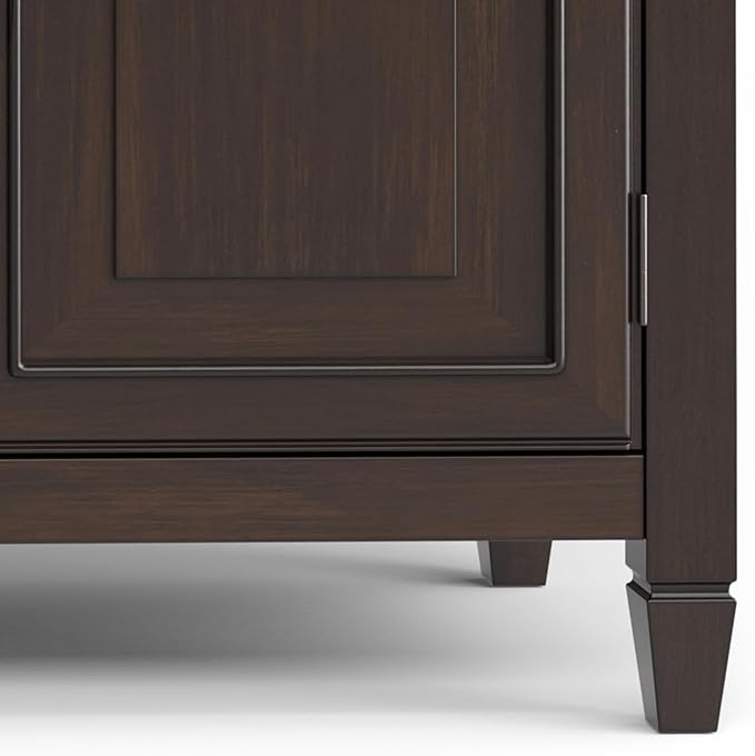 SIMPLIHOME Connaught SOLID WOOD 67 inch Wide Traditional Large Sideboard Buffet - Image 9