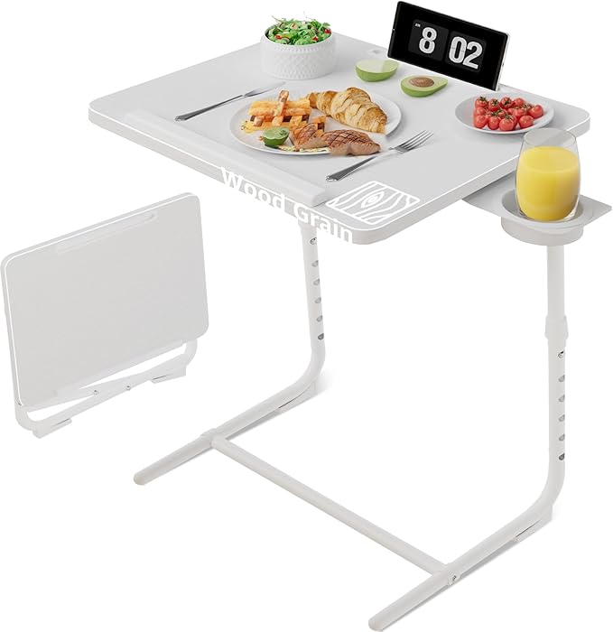 Adjustable TV Tray Folding Dinner by NUTIKAS