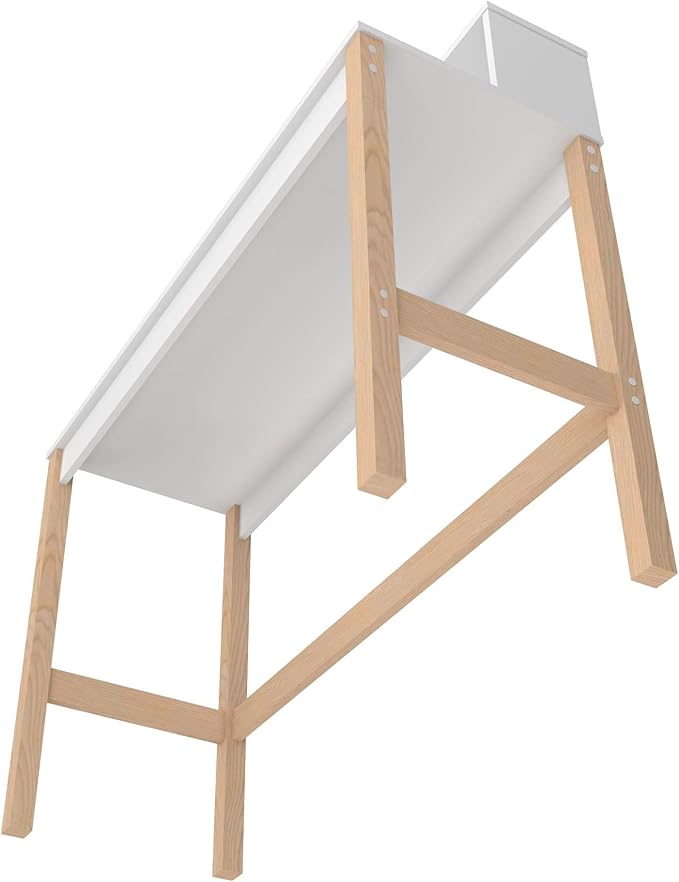 Manhattan Comfort Bowery 47 Inch Mid Century Modern Home Office Desk, Study - Image 7