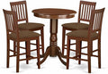 East West Furniture EDVN5-MAH-C 5 Piece Counter Height Dining Table Set by EastWestFurniture