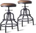 Diwhy Industrial Vintage Counter Stool, Kitchen Counter Height Adjustable by Diwhy