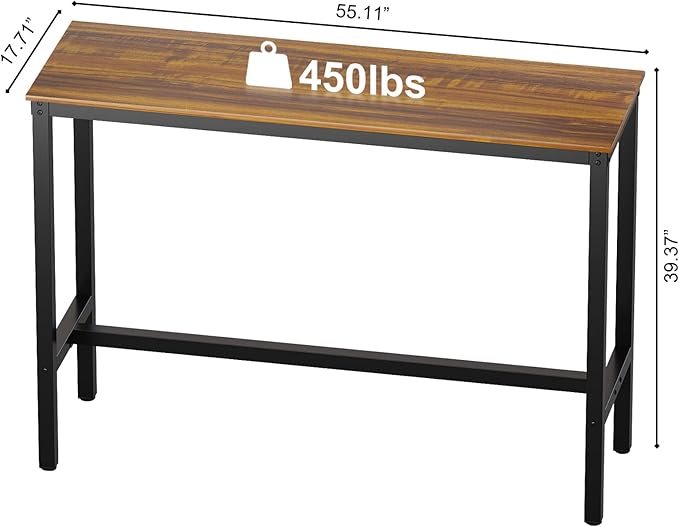 Teraves Bar Table, Bar Height Pub Table, Counter Height Table - Image 6
