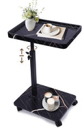 C Table Side Table End Table Adjustable Height，C Shaped End by Unknown