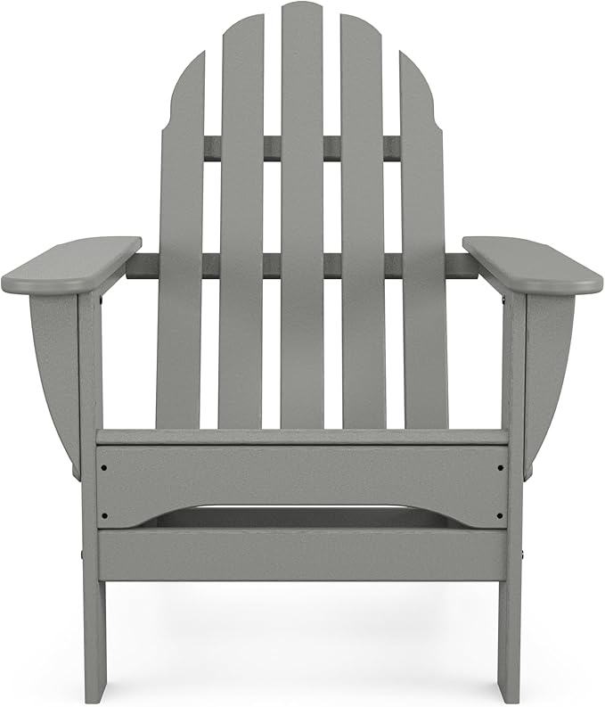 POLYWOOD AD5030GY Classic Folding Adirondack, Slate Grey - Image 8