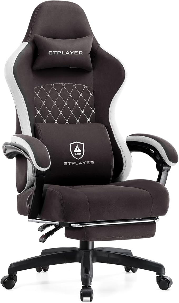 GTPLAYER Office Chair, Gaming Computer Desk Fabric Chair by GtracingDirect