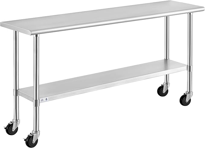 ROCKPOINT Stainless Steel Table by ROCKPOINT