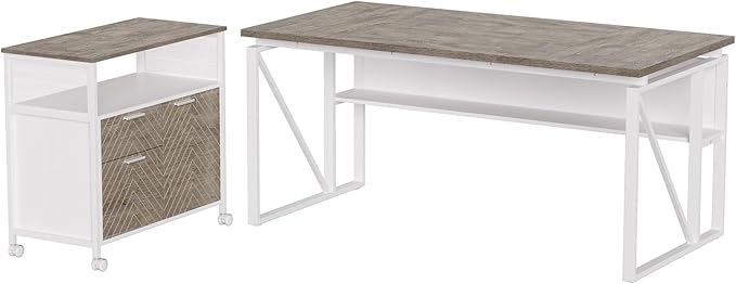 LITTLE TREE 63-Inch Office Desk - Image 10