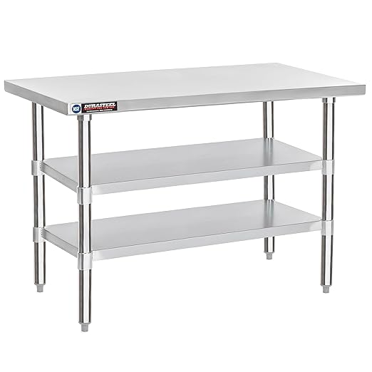 DuraSteel Food Prep Stainless Steel Table by DuraSteel
